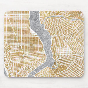 Gilded City Map of New York Muismat