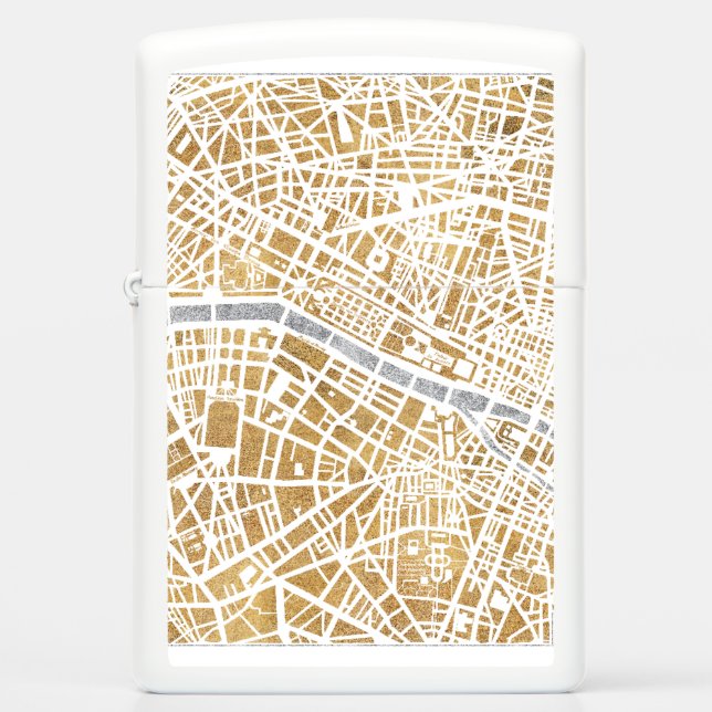 Gilded City Map of Paris (Voorkant)
