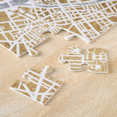 Gilded City Map of Paris Legpuzzel (Zijkant)