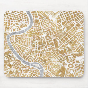 Gilded City Map of Rome Muismat