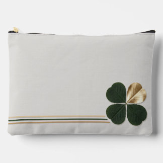 Gilded Clover Luxe Triple-Line Accessory Pouch Etui