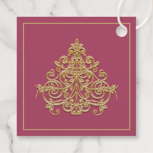 Gilded Elegance Bedankjes Labels (Achterkant)