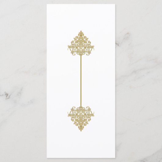 Gilded Elegance Menu (Achterkant)
