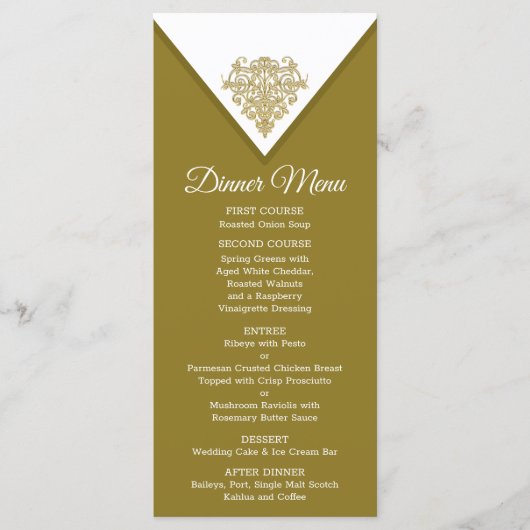 Gilded Elegance Menu (Voorkant)