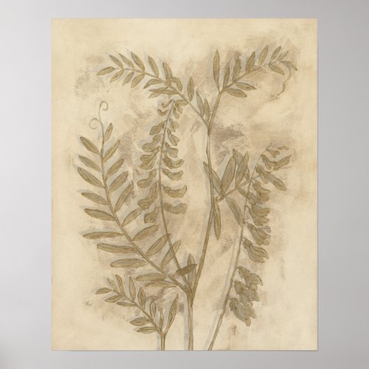 Gilded Foliage I Poster (Voorkant)