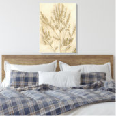 Gilded Foliage II Canvas Afdruk (Insitu (Slaapkamer))