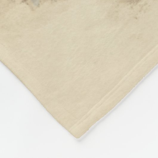 Gilded Foliage II Fleece Deken (Hoek)