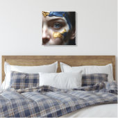 Gilded Fracture Canvas Afdruk (Insitu (Slaapkamer))