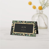 Gilded Greenery on Black | Kerstbruiloft (Achterkant)