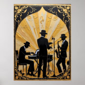 Gilded Jazz Ensemble Poster (Voorkant)