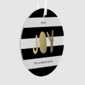 Gilded Joy | Vakantievorming Ornament (voorkant)