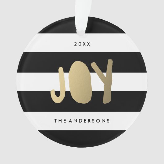 Gilded Joy | Vakantievorming Ornament (voorkant)