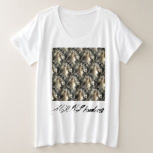 Gilded Pearls Grote Maat T-shirt