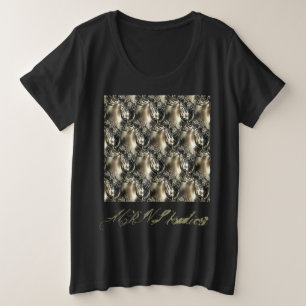 Gilded Pearls Grote Maat T-shirt