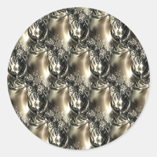 Gilded Pearls Ronde Sticker