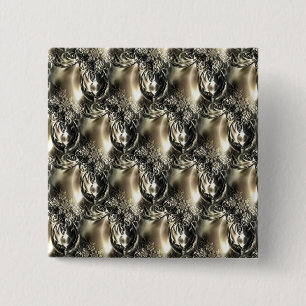 Gilded Pearls Vierkante Button 5,1 Cm
