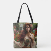 Gilded Pre-Raphaelite Woman 1 in Garden Draagtas (Achterkant)