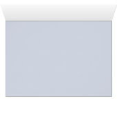 Gilded Roos Dusty Blue Waterverf Wedding (Binenzijde Horizontaal (Onderkant))