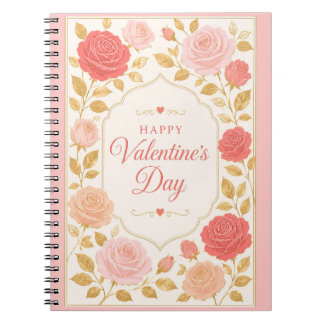 Gilded Rose Valentijn Romance Notitieboek