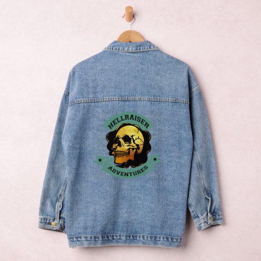 Gilded Skull Hellraiser Avontuur Denim Jacket (Hangar)