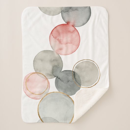 Gilded Spheres Sherpa Deken (Voorkant)