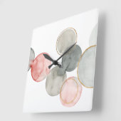 Gilded Spheres Vierkante Klok (Hoek)