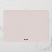 Gilded Stars | Fotocollage Folie Feestdagenkaart (Achterkant)