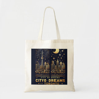 Gilded Toronto Skyline Tote - Premium Edition Bag
