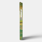 Gilded Turquoise en Green Abstract Painting Case-Mate iPhone Case (Achterkant / Links)