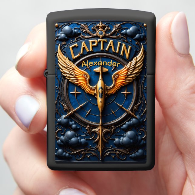 Gilded Wings Aviator's Commander Compass Gift (In Hand)
