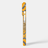 Gilded Zephyr: Elegantie in Gouden Geel & Chrome Case-Mate iPhone Case (Achterkant / Links)