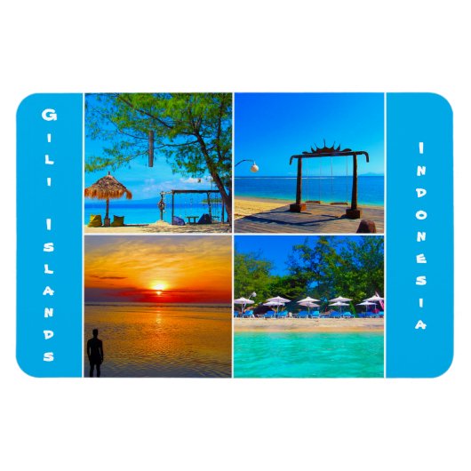 gili - eilanden dromen magneet (Horizontaal)