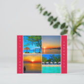 gili eilandscènes briefkaart (Staand voorkant)