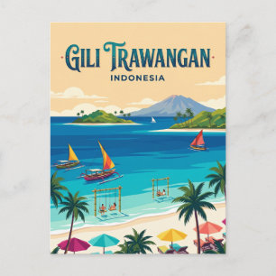 Gili Trawangan Indonesië Briefkaart