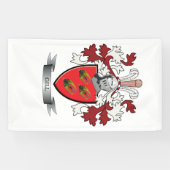 Gill Family Crest Coat of Arms Spandoek (Horizontaal)