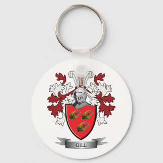Gill Family Crest Coat. Sleutelhanger