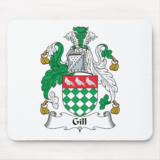 Gill Family Crest Muismat (Voorkant)