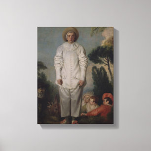Gilles, c.1718-19 canvas afdruk