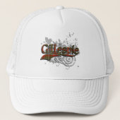 Gillespie Tartan Grunge Trucker Pet (Voorkant)