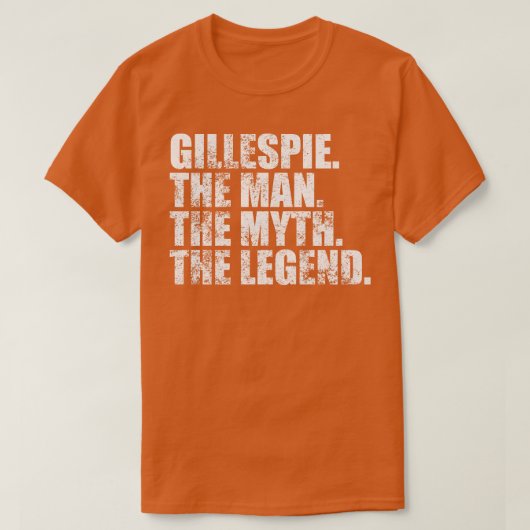 GillespieGillespie Achternaam Gillespie T-shirt (Design voorkant)