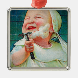 Gillette Safety Razor - Begin met Early Shave Metalen Ornament