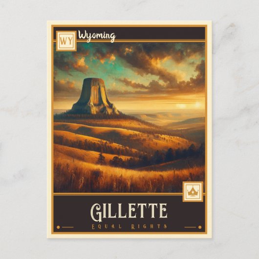 Gillette, Wyoming |  Briefkaart (Voorkant)