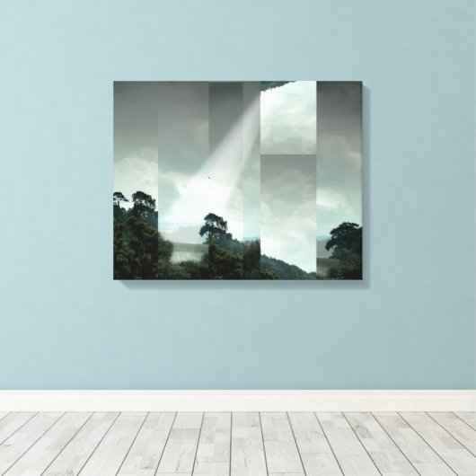 Gillingham Chopped Canvas Afdruk (Insitu (Houten vloer))