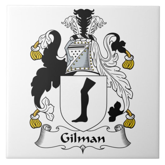 Gilman Family Crest Tegeltje (Voorkant)