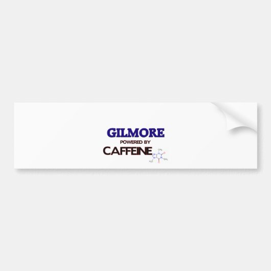 Gilmore aangedreven door cafeïne bumpersticker (Voorkant)