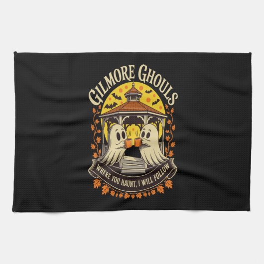 Gilmore Ghouls Halloween Ghost Theedoek (Horizontaal)