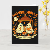 Gilmore Ghouls Waar jij spookt zal ik volgen Hallo Kaart (Gele Bloem)