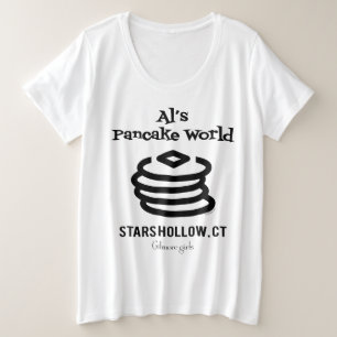 Gilmore Girls   Al's Pancake World Logo Grote Maat T-shirt