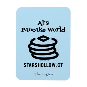 Gilmore Girls   Al's Pancake World Logo Magneet