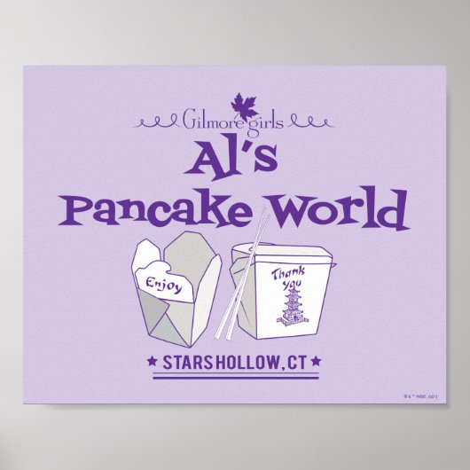 Gilmore Girls | Al's Pancake World Poster (Voorkant)